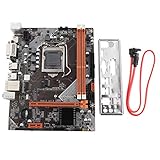 Esta placa base para computadora tiene una tarjeta gráfica HDMI de alta definición con pantalla nuclear y es compatible con salida dual VGA + HDMI + DVI.