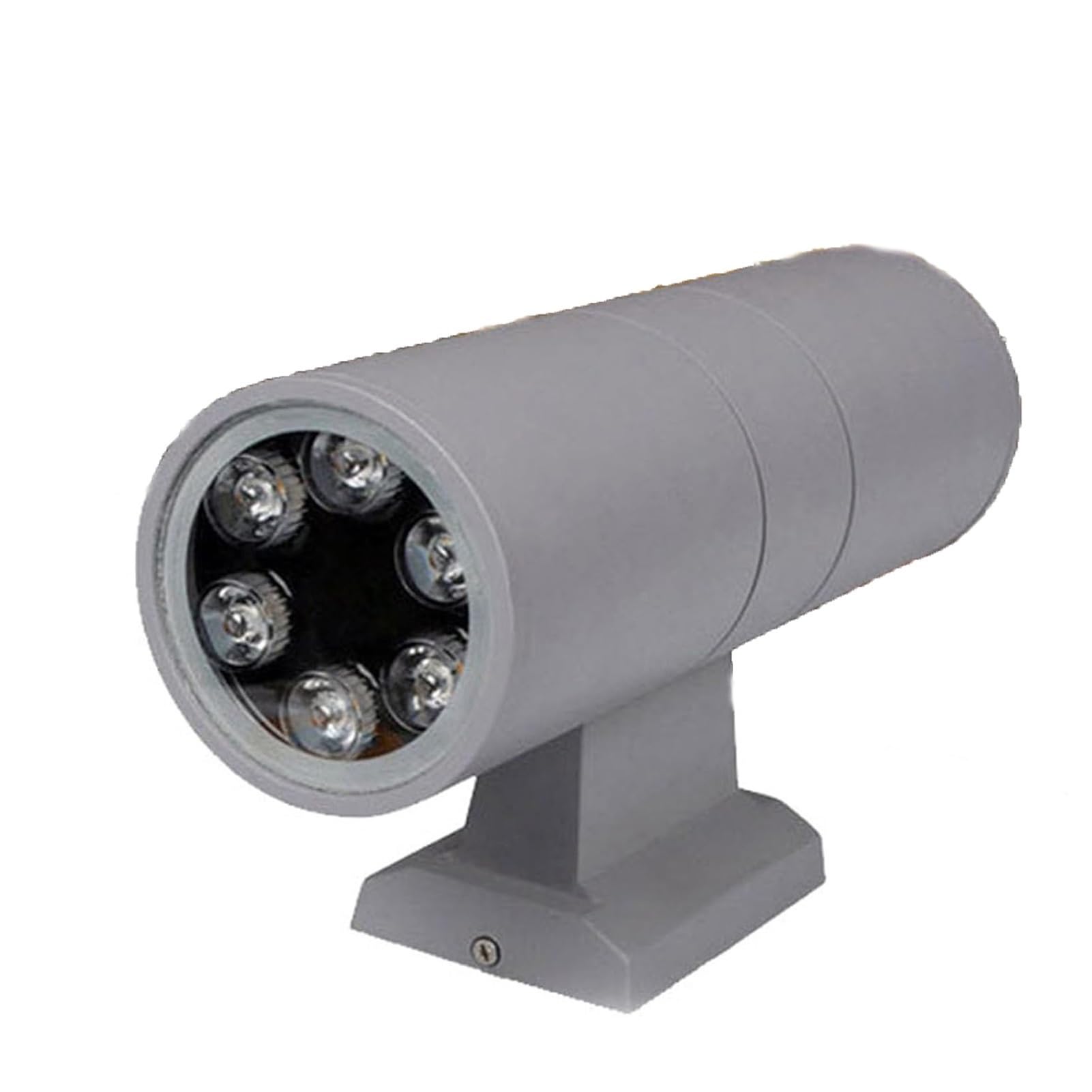 Zewnętrzny reflektor LED 220 V - zewnętrzne reflektory ścienne z podwójną głowicą do napromieniowania w górę i w dół, zewnętrzne oświetlenie krajobrazowe IP65 (białe światło, 12 W)