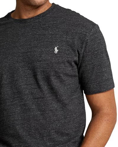 Image of POLO RALPH LAUREN Mens Big & Tall Crew Neck T-Shirt (2LT, BlackHtr)