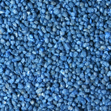 Hanicks Aquarium Gravel & Sand Substrate for Fish Tanks - Natural Stones, 3-5mm, Perfect for Plant Growth (5 kg, Med. Blue Gravel)