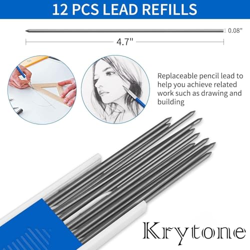 Image of KRYTONE.fx 2.0Mm Mechanical Pencil With 12 Leads|Black