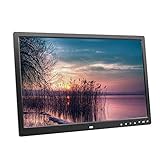 ▶ 1440 * 900 HD: pantalla LED de 17 pulgadas, el área de visualización de la relación de pantalla es 16: 9 (363X225 mm), lo que le permite compartir el buen momento con su familia en cualquier momento, compatible con la reproducción de video HD de 1080p;