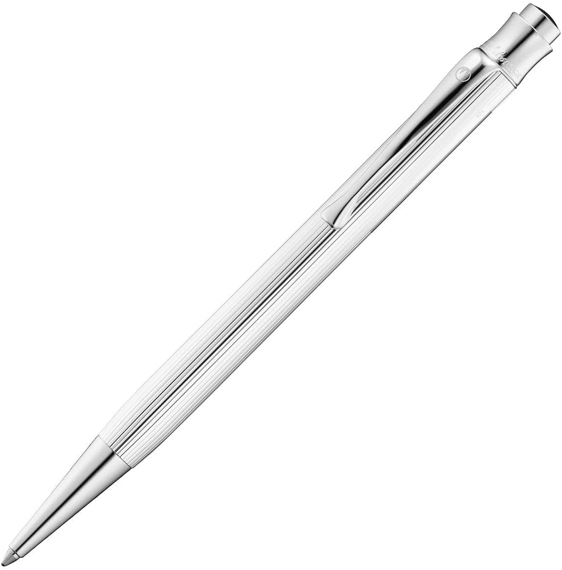Waldmann Tango Ballpoint Pen Sterling Silver Lines Pattern