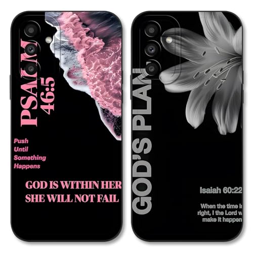 Coque Samsung A15 5G Bible en silicone lot de 2