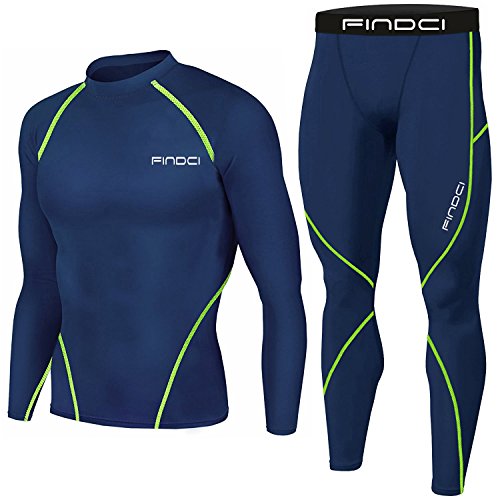 Conjunto esportivo 1Bests masculino, com camisa de compressão de ...