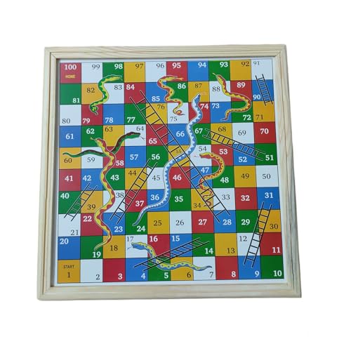 Image of 2-in-1 Ludo, Wooden Board Game| Ludo Game Set | Vibrant Multiplayer Game for Kids & Adults | Smooth & Durable Indoor Board Game Set Indoor Game