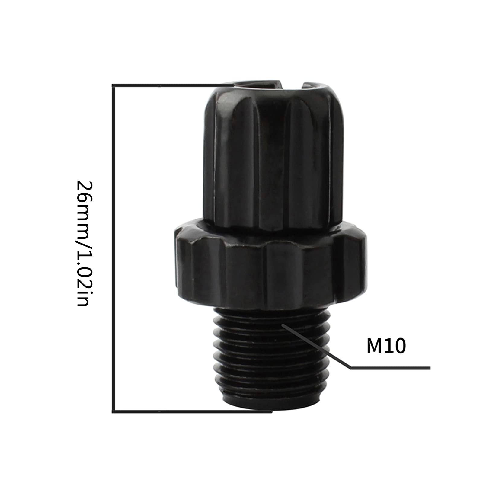 Muloo 5pieces Bike Bolts Aluminum Alloy 10mm Brake Lever Adjuster Bolts Bicycles Brake Handle Adjusting Screw Cycling Part Brake Lever Adjustment Screws Silver