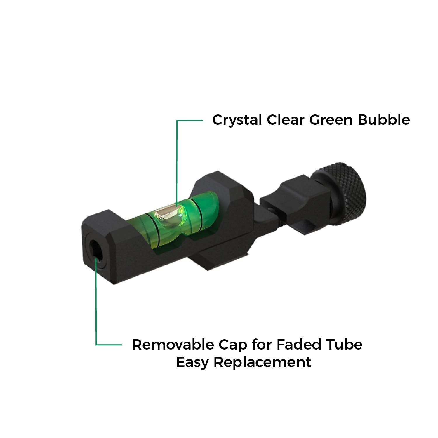 Low Profile Picatinny Bubble Level, Anti Cant Indicator