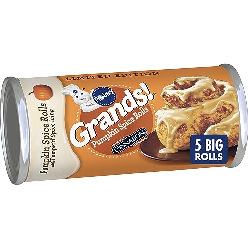 Pillsbury Grands! Limited Edition Pumpkin Spice Rolls with Pumpkin Spice
