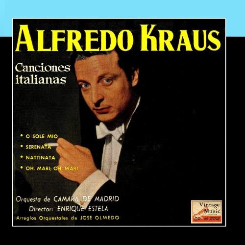 Alfredo Kraus Vintage Tenors No. 9 EP Canciones Italianas Music