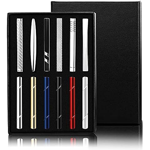 LOLIAS 12Pcs Tie Clips for Men Cover