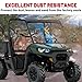 StarknightMT UTV Defender Seat Cover - Waterproof Dustproof Seat Covers Compatible with Can Am Defender DPS MAX 6X6 PRO 2016-2025 Split Bench Seat Covers Defender Accessories (Maple Leaf Yellow)