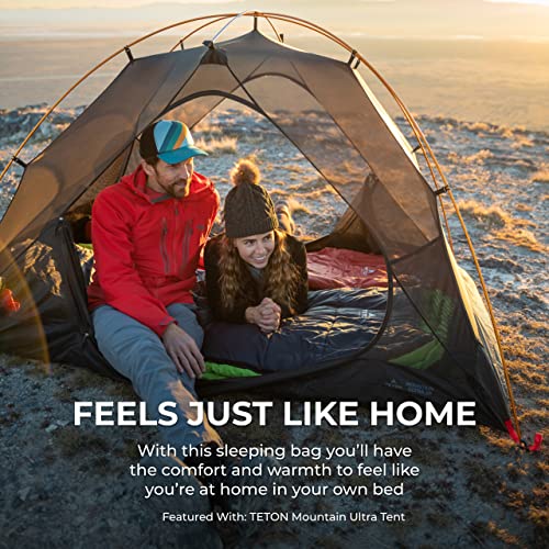 Teton Sports 2206LSBLSG Leef Ultralight Mummy Sleeping Bag Perfect thumb #6