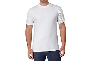 Kirkland Signature Men's Crew Neck Undershirts, 6-Pack