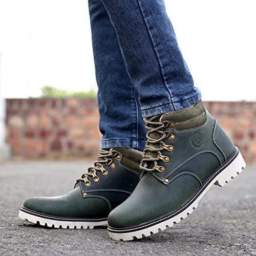 Image of Bacca Bucci Men Leather Hiking Boot
