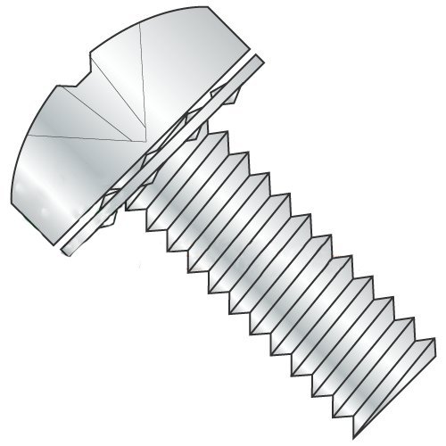 M4-0.7 x 12 mm SEMS Screws/Internal Tooth Washer/Phillips/Pan Head/Steel/Zinc / ISO7045 (Carton: 5,000 pcs)