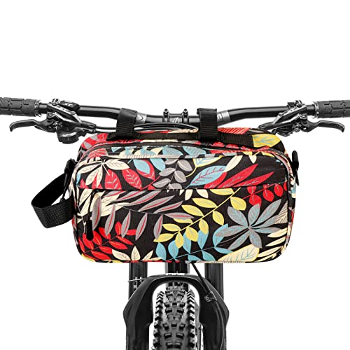 Axiniu Bike Handlebar Bag,Multi-functional Waterproof Resistant Mountain Bike Crossbar Front