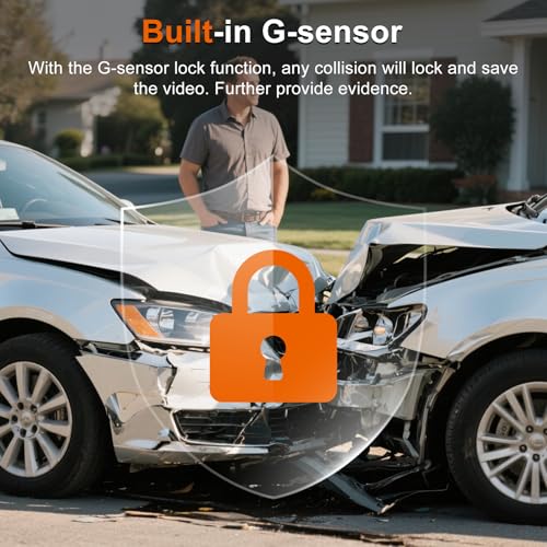 1080p HD 4-Inch Dashcam with Night Visibility, 170° Wide Angle, 24-Hour Recording, G-Sensor, Parking Monitoring, Loop Recording, Motion Detection - image 5