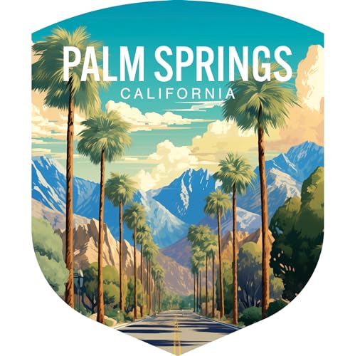 Palm Springs California Design A Souvenir Die Cut Decorative Flat Magnet 3-Inch Palm Springs California Design A Souvenir Die Cut Decorative Flat Magnet 3-Inch