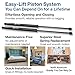 Queen Size DIY Murphy Bed Hardware Kit – Vertical Wall Bed for Space-Saving - Budget-Friendly DIY Setup -Made in USA -Hide Away Design with Murphy Bed Queen Hardware - Bed Lift Mechanism - Pull Down