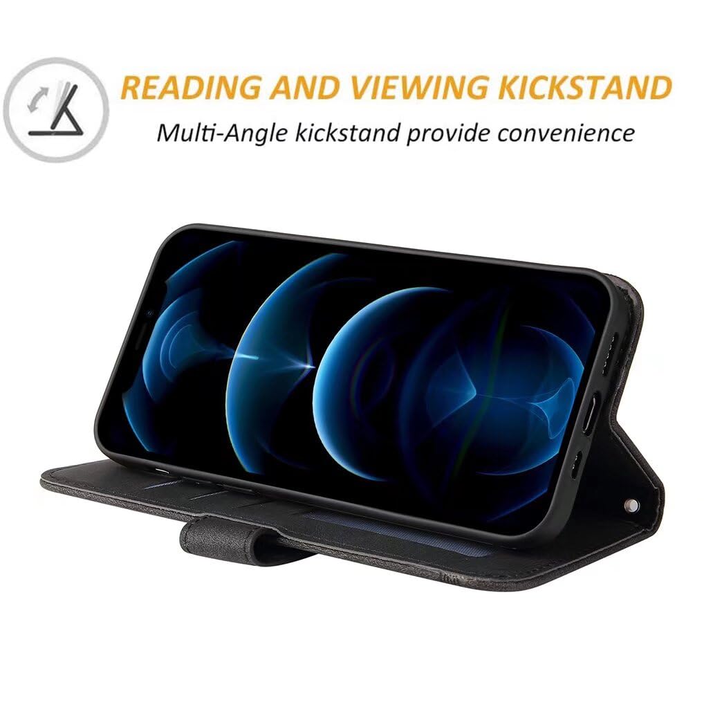 Case For Xiaomi Poco X6 M6 Pro Skin Feel PU Leather Flip Wallet Case Phone Cover | UK