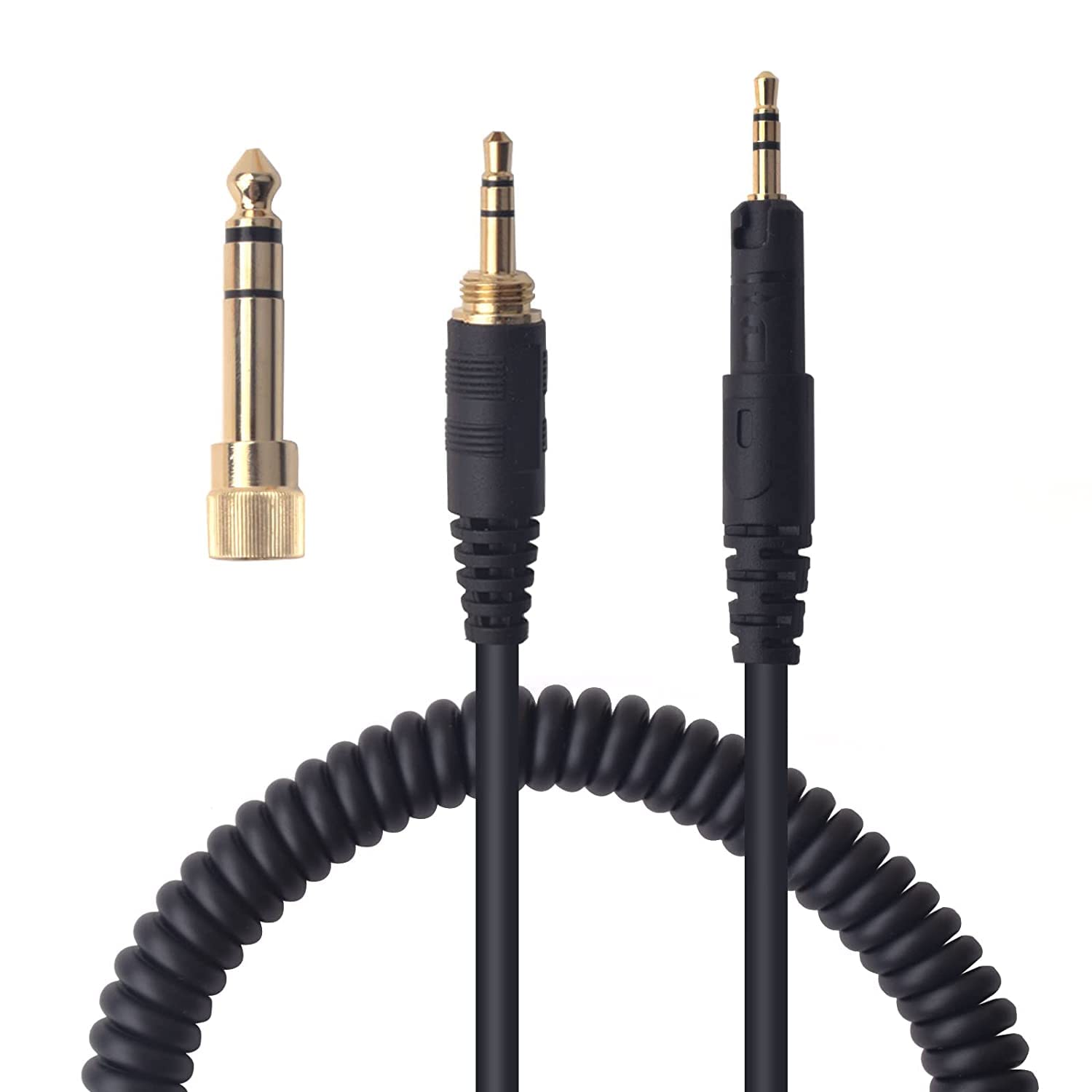 Amazon | ATH-M70xオーディオケーブル巻き替え3.5mm/6.35mmから2.5mmの 