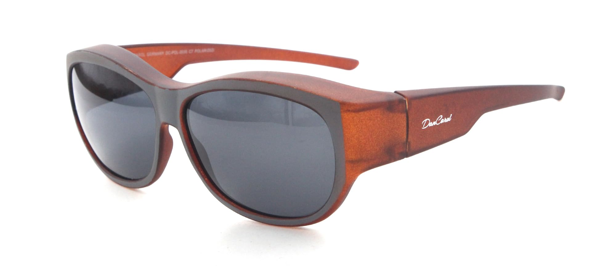DanCarol DC-POL-2035-C7-B Die Überbrille, ideal für Brillenträger -mit Polarisierte Gläser