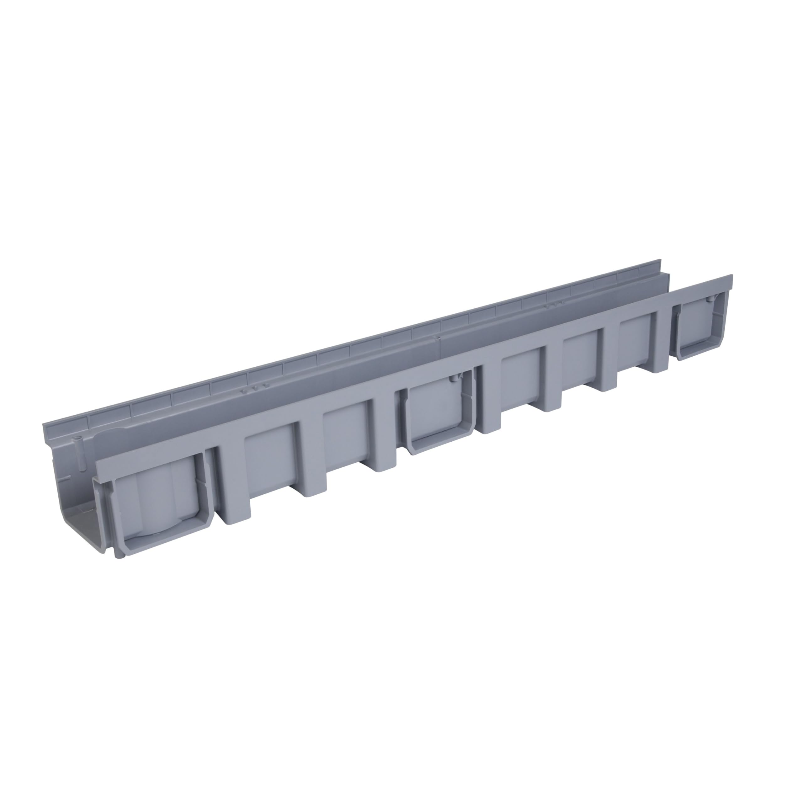 NICOLL Caniveau 1m polypropylène largeur 200 gris