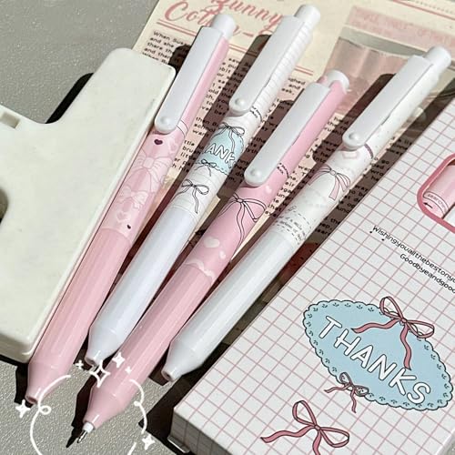 Pack 4 bolígrafos retráctiles con tinta negra 0.5 mm miniatura 5