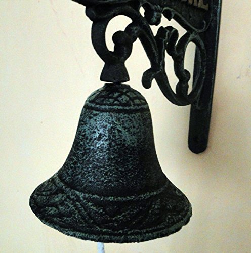 Welcome Doorbell Vintage Cast Iron Wrought Iron Garden Wall Decorations