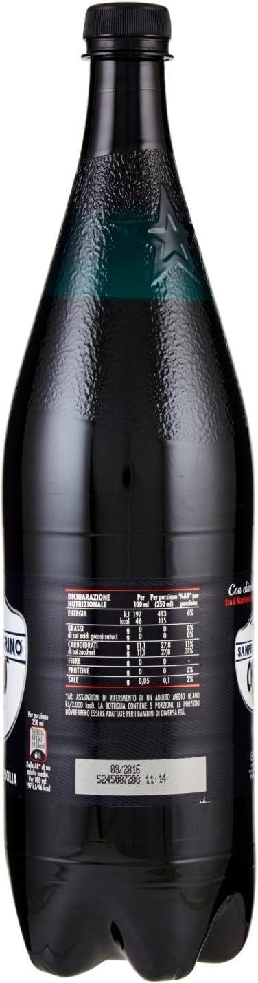 Italian Gourmet Bundle 12x Sanpellegrino Chino 125cl (Total 7.5L) Boisson gazeuse italienne au chinotto, goût agrumes & herbes, fraîcheur intense, idéale apéritif & cocktails + Italian Gourmet Polpa