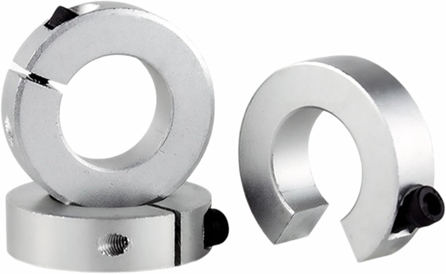 4PCS Optical Linear Guide Fixed Ring Limiting Ring Clamp Shaft Inner Diameter 8 10 12 13 14 15 16 17MM(16mm)