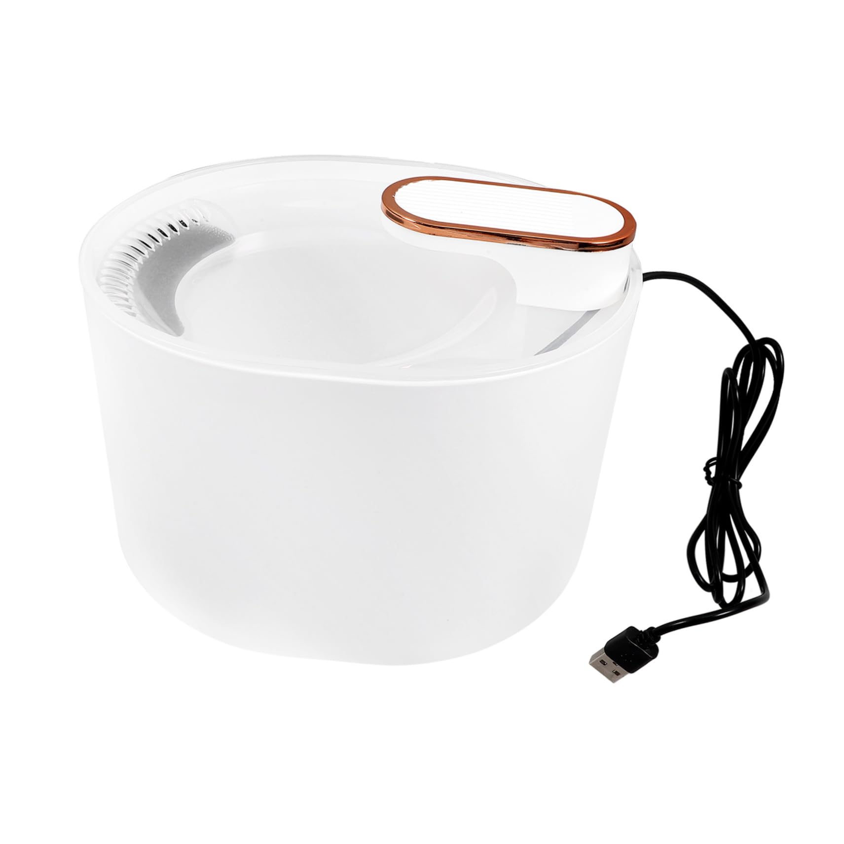 Fontanella per Gatti e Cani 3l Bianca in Pp Funzione Automatica Silenziosa, Design Unico e Alimentazione Usb, Dispenser Acqua per Animali Domestici