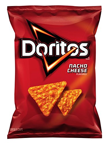 Image of Doritos Flavored Tortilla Chips, Nacho Cheese, 42 Ounce (Pack of 4)