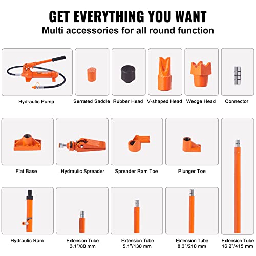 Vevor 4 TON PORTA POWER Kit, Portable Hydraulic Jack thumb #3