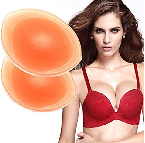 Silicone Breast Enhancers Inserts, Unop Waterproof&Breast Push up&Firming Bust Enhancers Gel Bra Inserts A to D Cup for Woman Swimsuits/Bikini