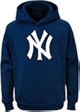 MLB Kids Youth 8-20 Team Color Polyester Performance Primary Logo Pullover Sweatshirt Hoodie
