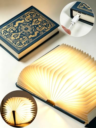 Lámpara de libro de 3 colores plegable y portátil con luz led regulable antifatiga 6