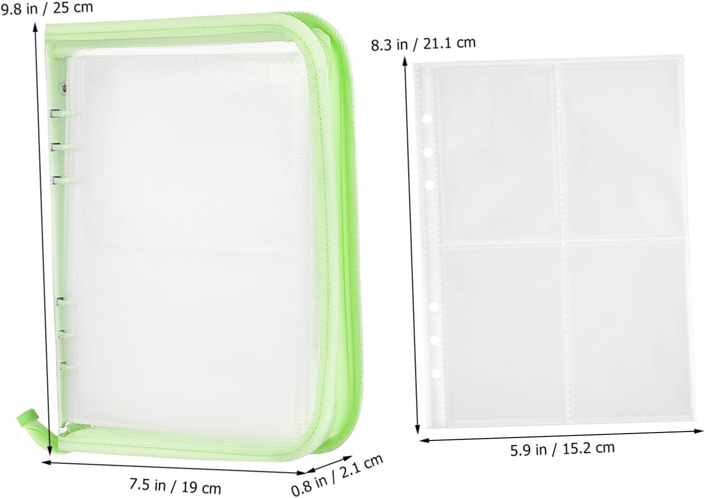 Artibetter Kpop Photocard Binder Album Sticker Holder Book with Sleeves Capacity for Collecting and Organizing Postcards Convenient Portable Design for Memories
