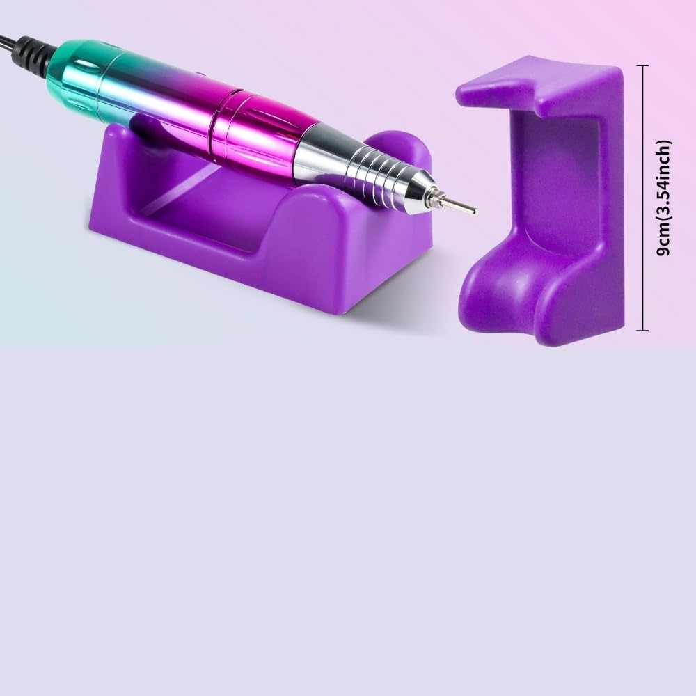 Trapano per unghie, Trapano elettrico for unghie ricaricabile senza spazzole da 40000 giri/min con set di rimozione dello smalto for USB