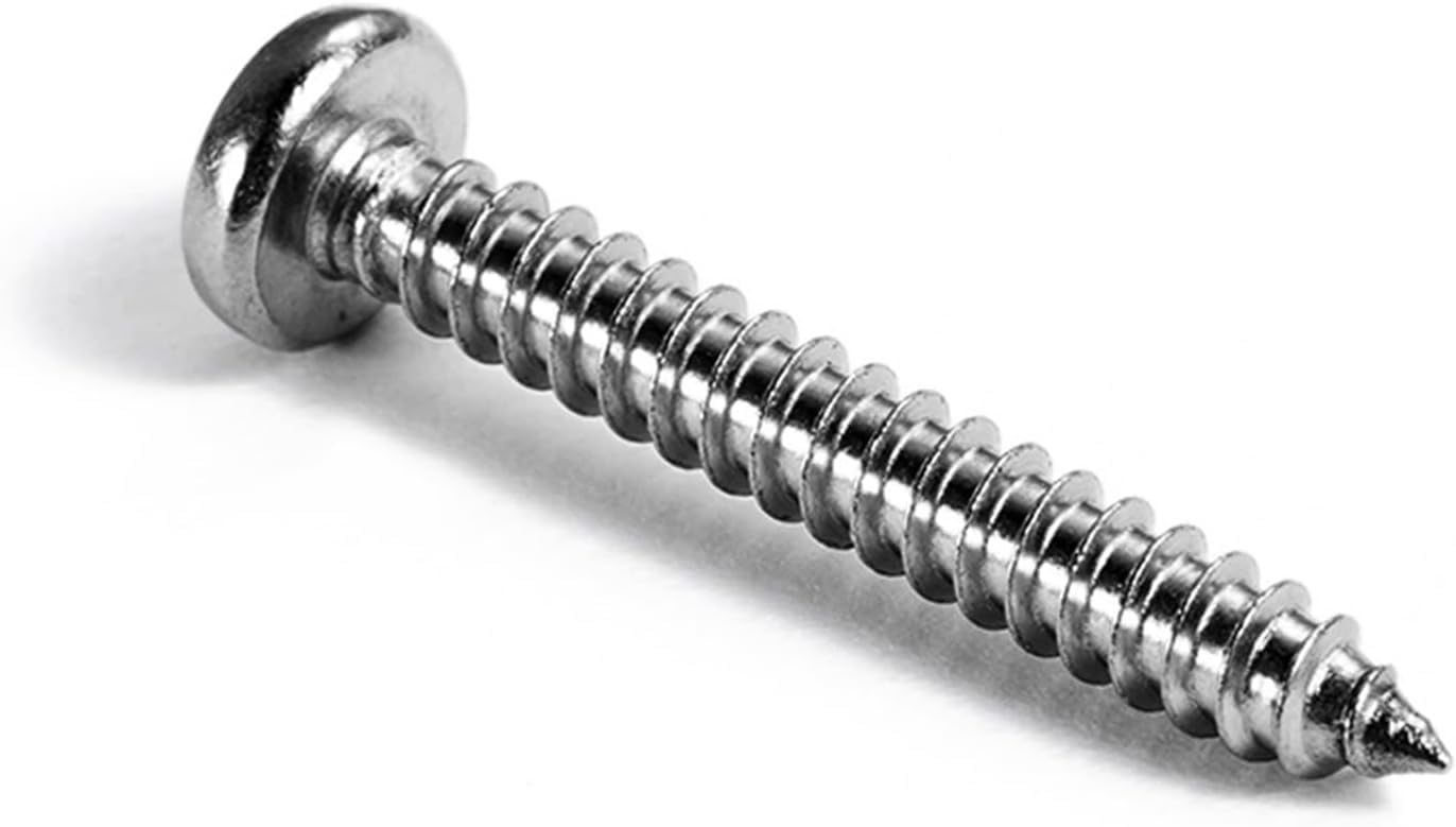 Vis à bois tête cylindrique cruciforme en acier inoxydable 304