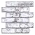 COMSTICKC 10 Pcs 3D Brick Wall Panel Peel and Stick Brick Tiles 12"X12" DIY Lightweight PVC Faux Brick Paneling Self Adhesive Brick Backsplash for Interior Wall Decor, Retro White