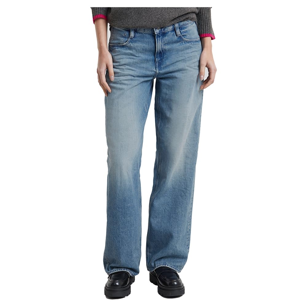 G-STAR Women's Judee Loose Low Waist Jeans, Blue (Sun Faded air Force Blue D22889-D436-C947), 31W / 30L