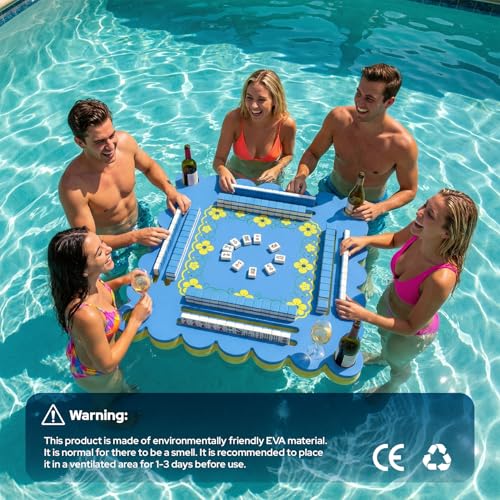 Mesa Flotante Doble Cara para Mahjong y Cartas 80x80 cm miniatura 6