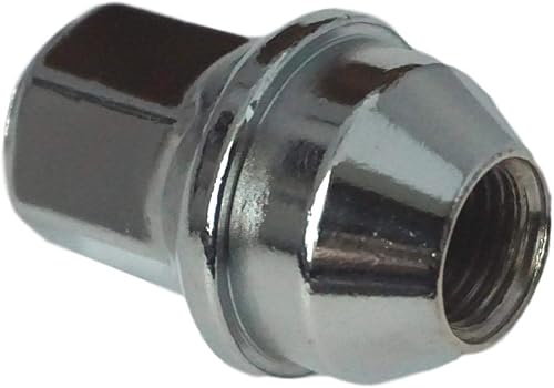 Miniatura 3 de Eisen - Juego de 24 tuercas de una sola pieza, cromadas, grandes, de 0.551 x 0.059 pulgadas (14 x 1.5 mm), estilo de mercancía original de fábrica