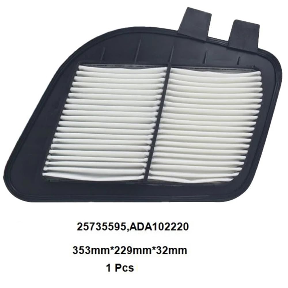 Filtr Powietrza Kabinowego dla Cadillac SRX 3.6AT 4.6AT 2004-2009 2013-2017, Filtr powietrza samochodowego 25735595/ADA102220