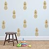Amazon.com: Pineapple Wall Decals Set of 12 – Large Tropical Fruit ...