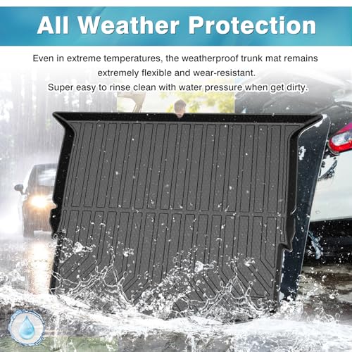 Mixsuper Cargo Liner for Chevrolet Blazer 2019-2024 2025 2026, Trunk Mat for Chevy Blazer Accessories All Weather Cargo Mat Rear Trunk Liner Black by Mixsuper - Image 5