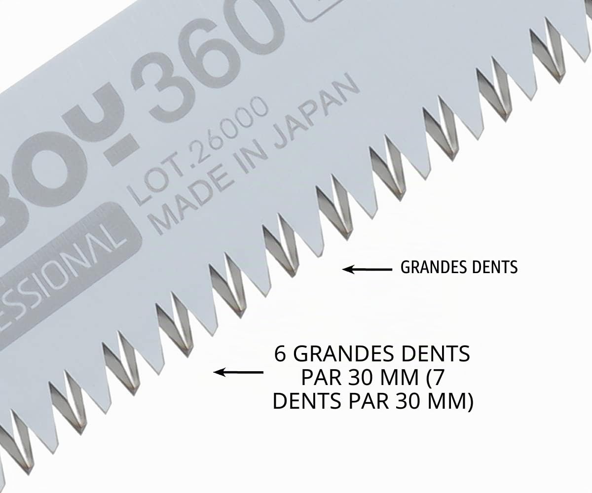 Silky Folding Landscaping Hand Saw BIGBOY 360 Large Teeth 354-36 (japan import)