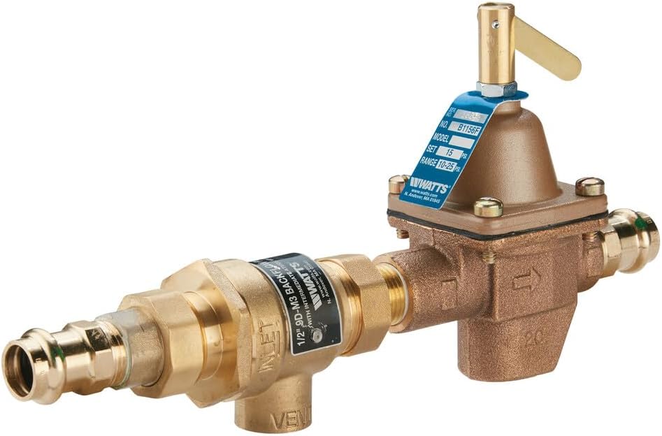 Watts Boiler Combination Fill Valve and Backflow Preventer B911T - 1 Each